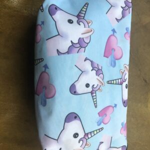 pochette motif licorne