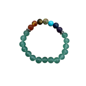 Bracelet pierres aventurine 7 chakras