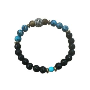 Bracelet Turquoise et oeil de tigre